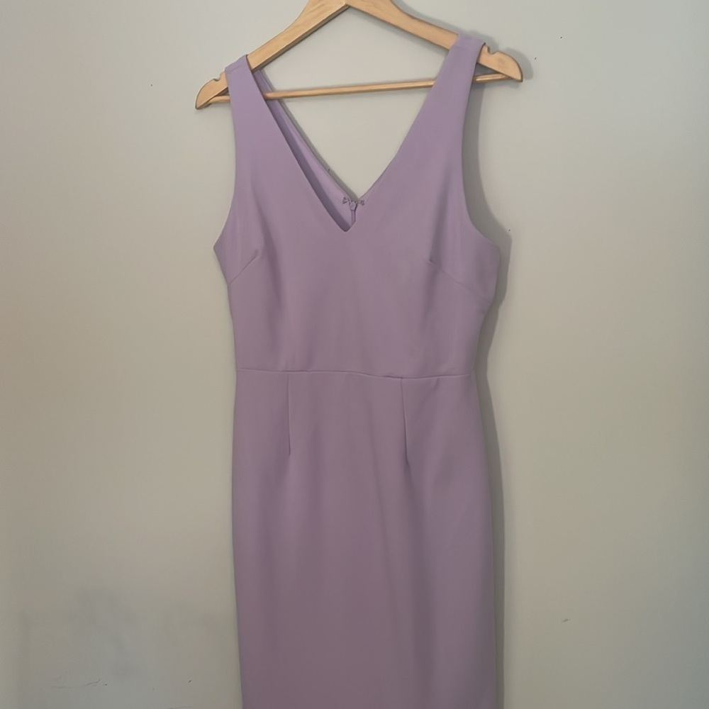 Betsey Johnson Elegant Lavender Sleeveless Dress NWT - Picture 3 of 7